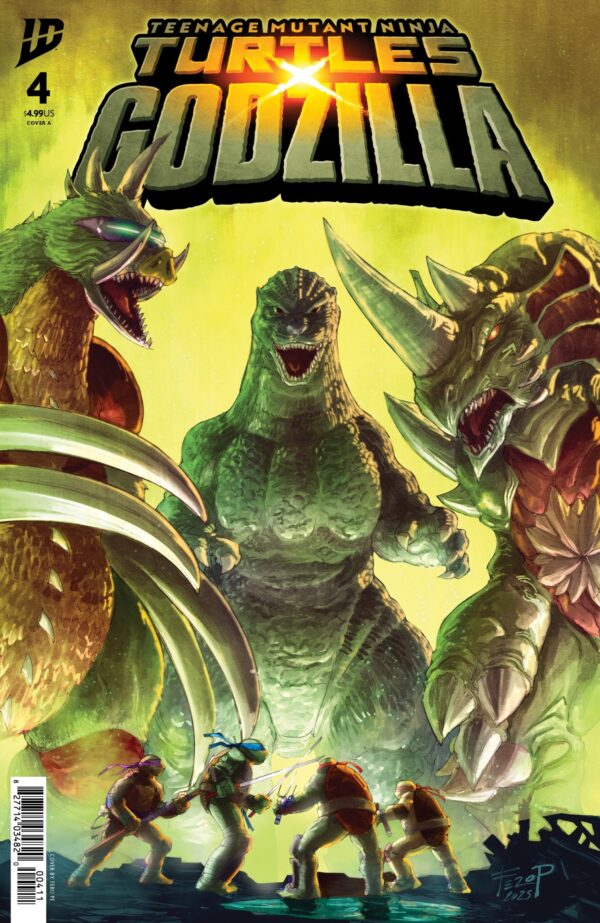 Teenage Mutant Ninja Turtles x Godzilla #4 Cover A