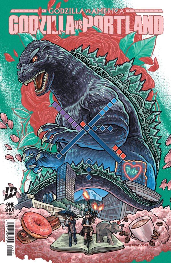 Godzilla Vs. America: Portland Cover A