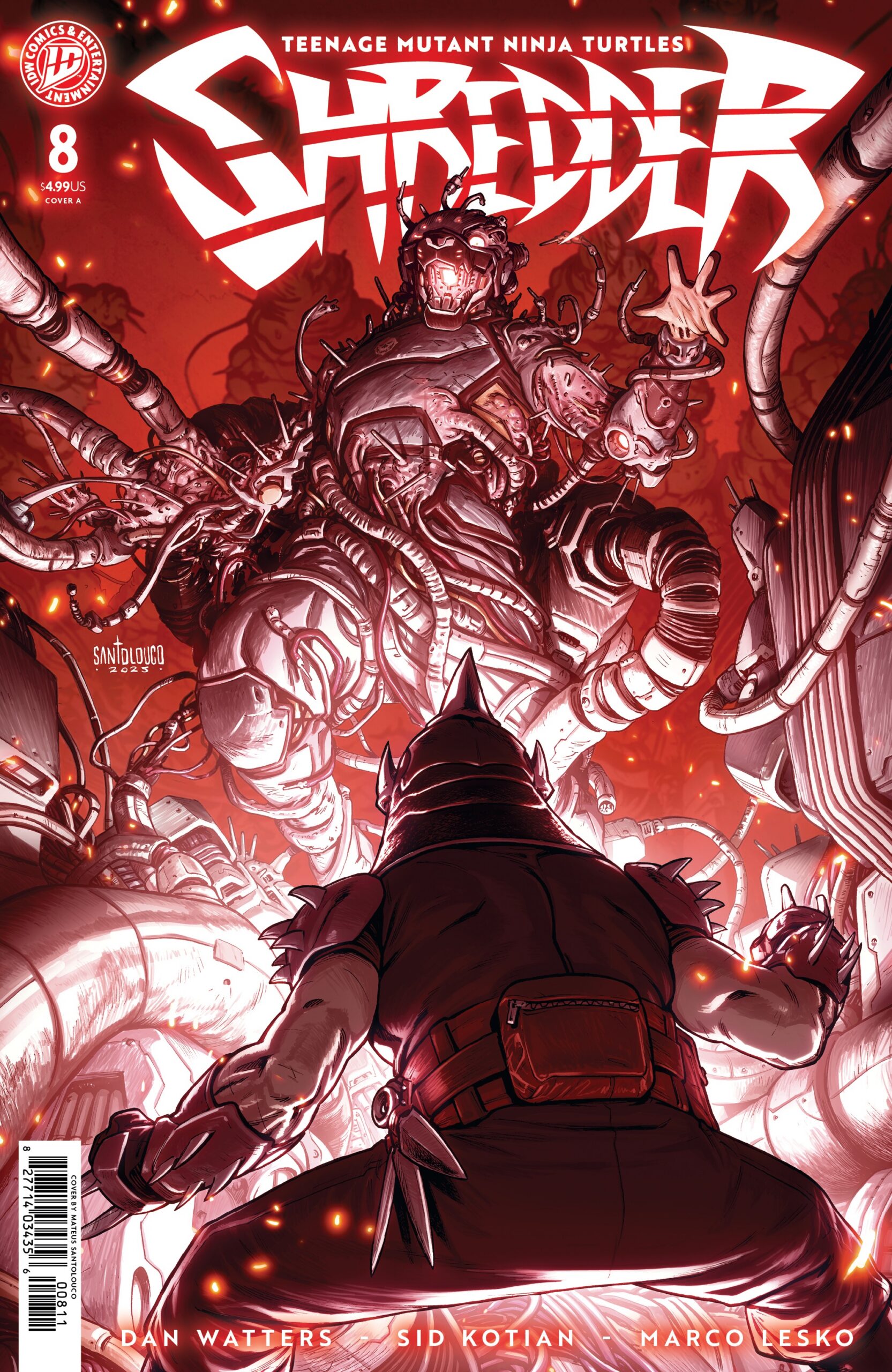 Teenage Mutant Ninja Turtles: Shredder #8 Cover A