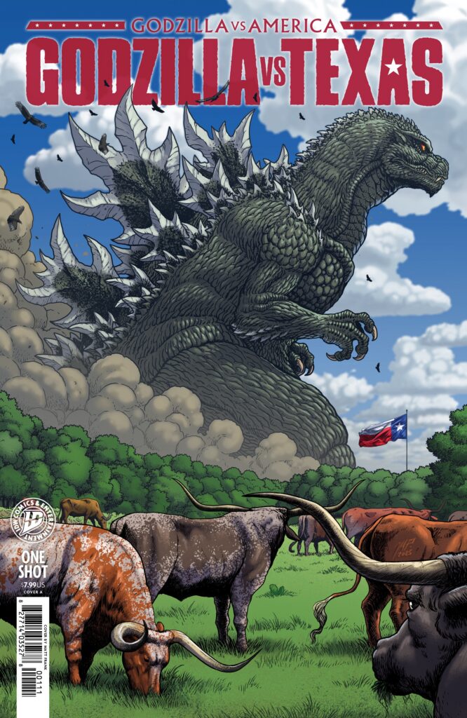 Godzilla Vs. America: Texas Cover A