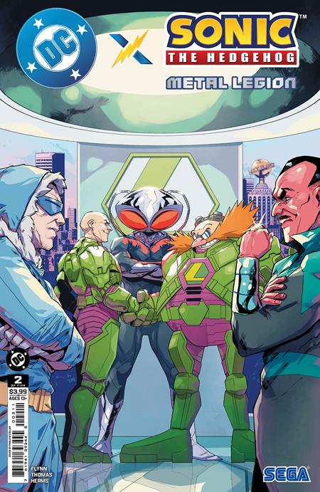 DC X Sonic The Hedgehog The Metal Legion #2 Cover A