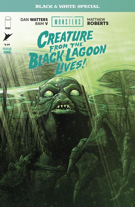Universal Monsters Creature From the Black Lagoon Lives B&W Special #1 Cover A