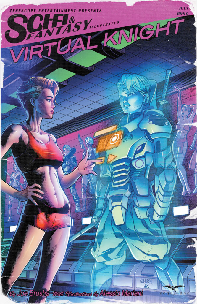 Sci-Fi & Fantasy Illustrated: Virtual Knight Cover A
