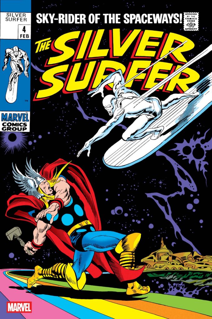 Silver Surfer #4 Facsimile Edition Foil Variant Cover