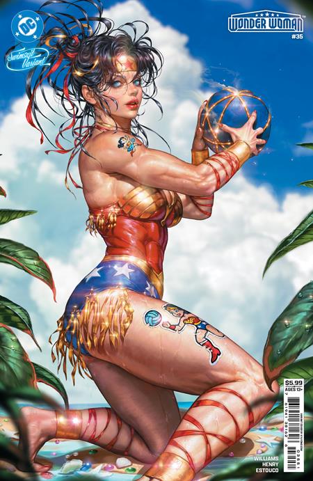 Wonder Woman #35 Variant Swimsuit Cover E