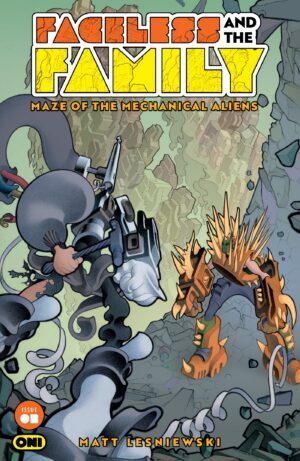 Faceless and the Family Maze of the Mechanical Aliens #2 Cover A