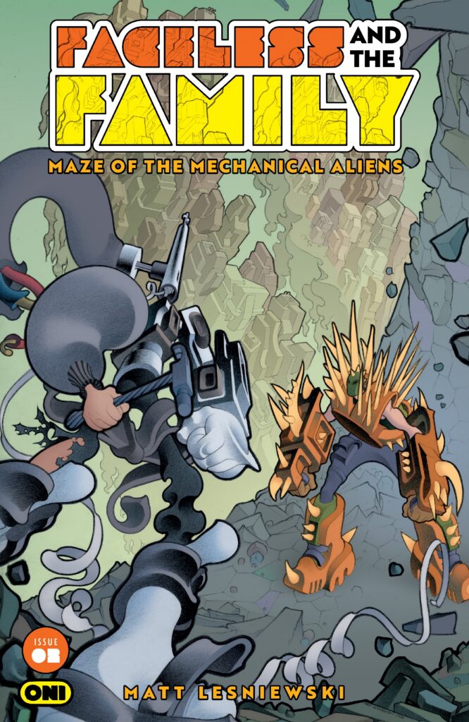 Faceless and the Family Maze of the Mechanical Aliens #2 Cover A