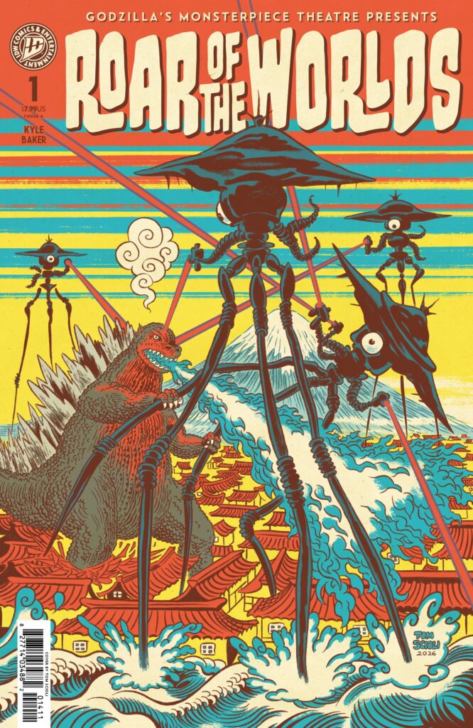 Godzilla's Monsterpiece Theatre Presents: Roar of the Worlds Cover A