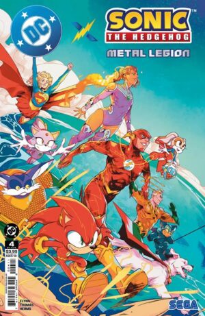 DC X Sonic The Hedgehog Metal Legion #4 Cover A