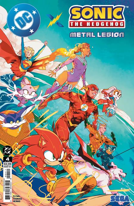DC X Sonic The Hedgehog Metal Legion #4 Cover A