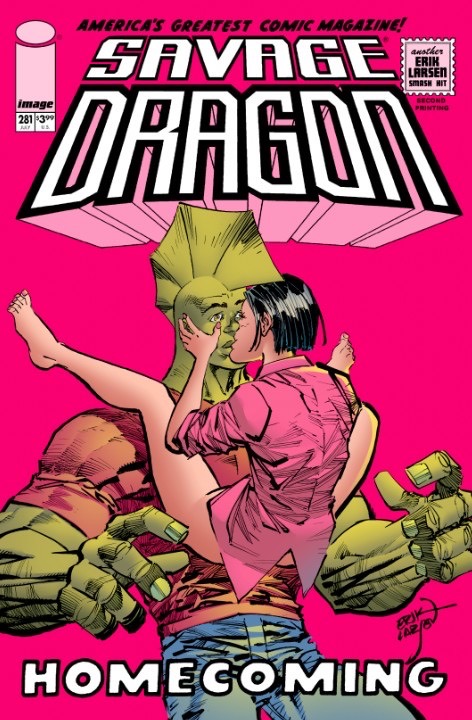 Savage Dragon #281 Second Printing