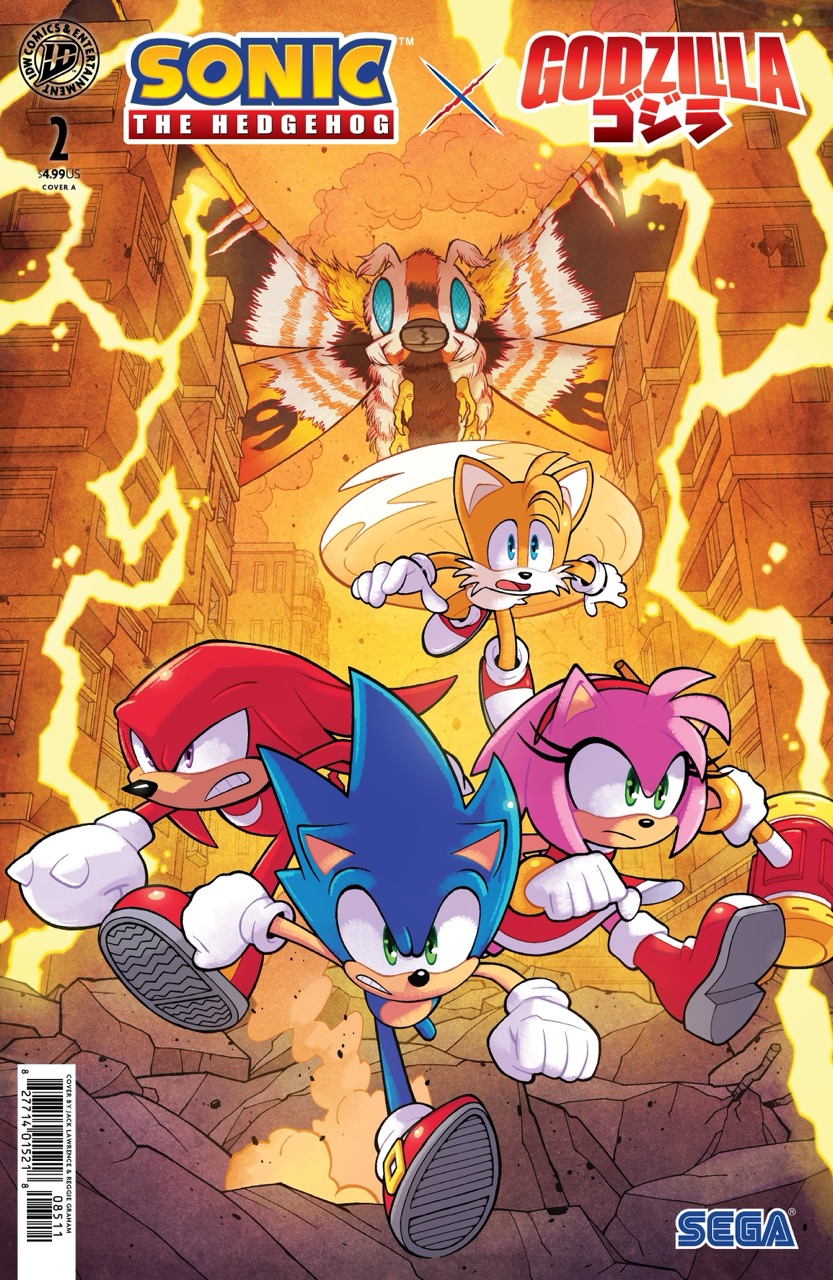 Sonic the Hedgehog x Godzilla #2 Cover A