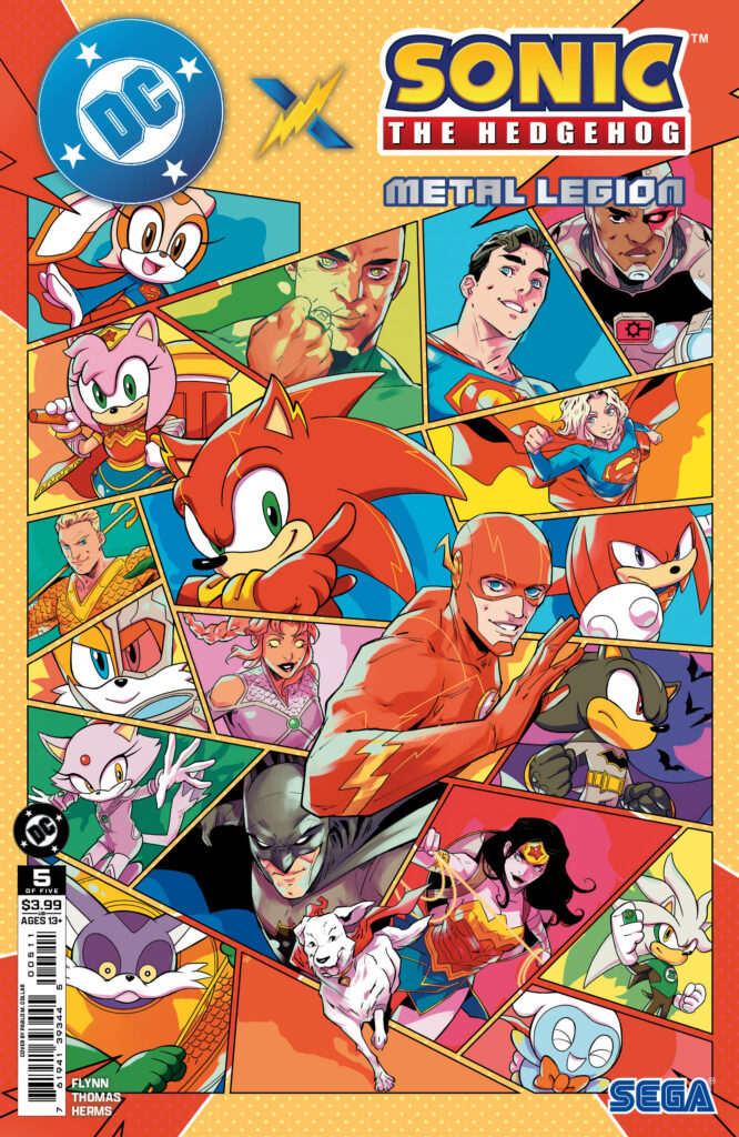 DC x Sonic the Hedgehog: Metal Legion #5 Cover A