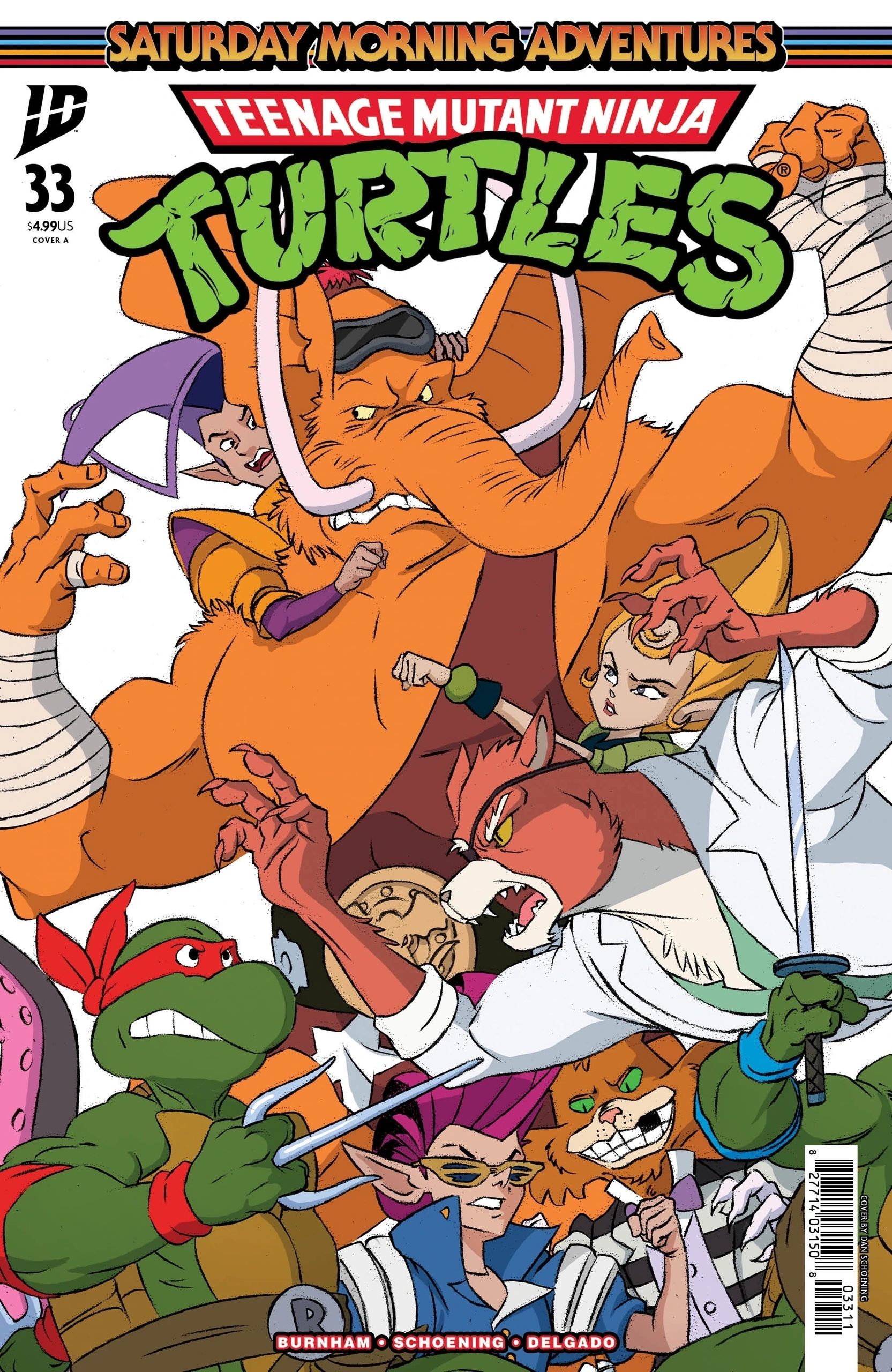 Teenage Mutant Ninja Turtles: Saturday Morning Adventures #33 Cover A