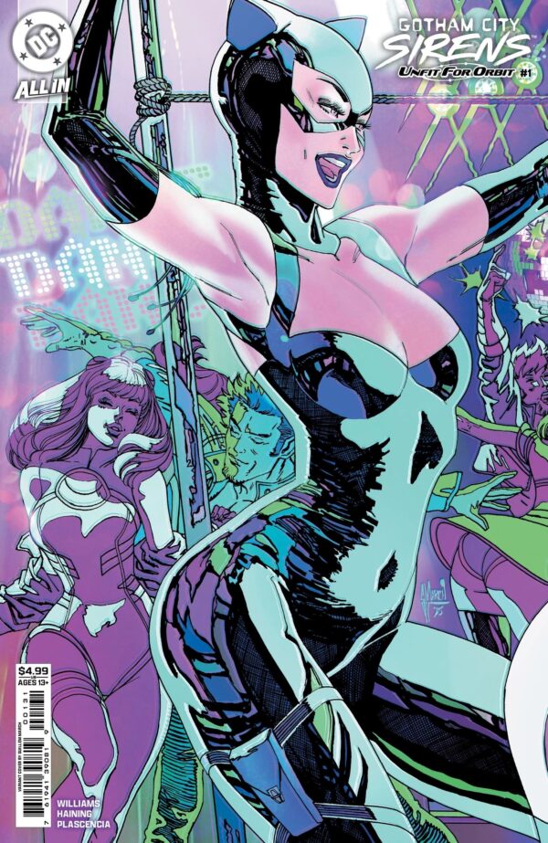 Gotham City Sirens Unfit For Orbit #1 Variant Cover D