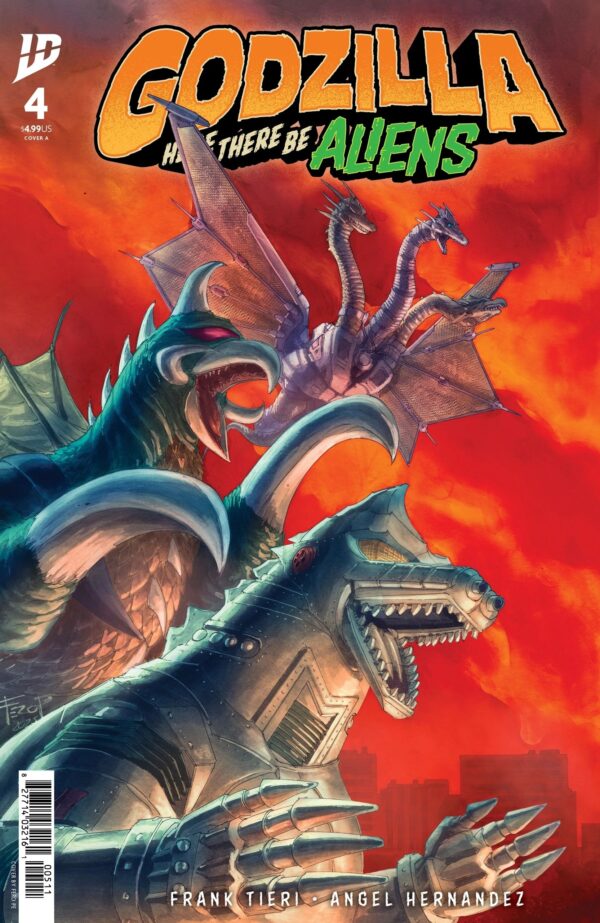 Godzilla: Here There Be Aliens #4 Cover A