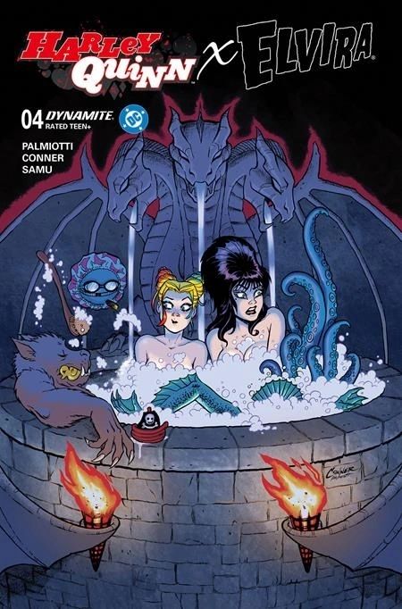 Harley Quinn X Elvira #4 Cover A