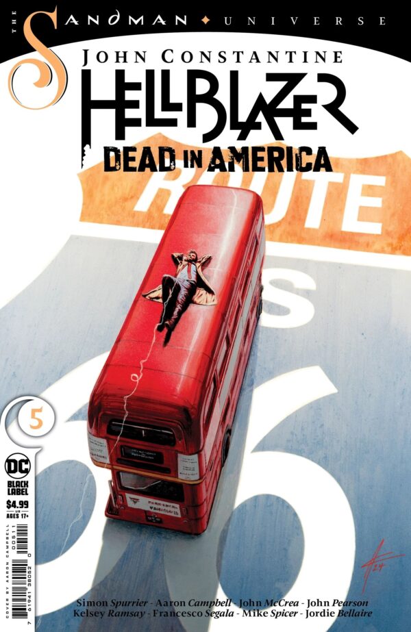 John Constantine Hellblazer Dead in America #5