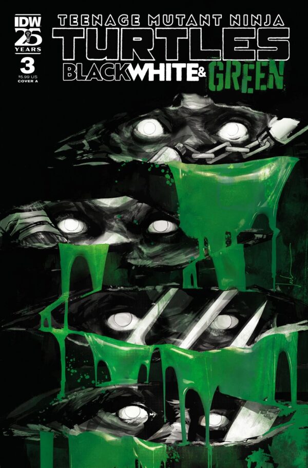 Teenage Mutant Ninja Turtles Black White & Green #3